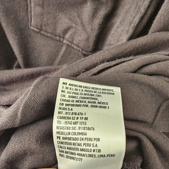 American Eagle Black Super Soft Oversized Fit T-Shirt - Medium - Picture 7 of 8